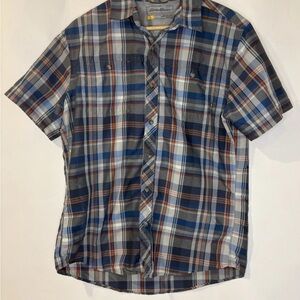 Eddie Bauer Multicolor Plaid Button Down Shirt